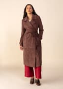 ANTONELLA COAT - DKBROWN