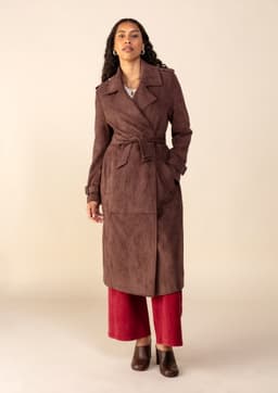 ANTONELLA COAT - DKBROWN