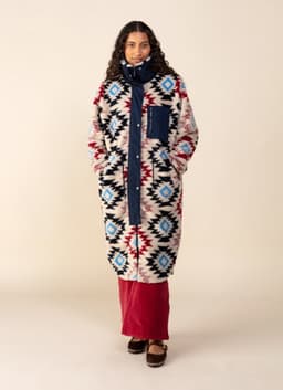 HAILEY JACQUARD COAT - MULTI