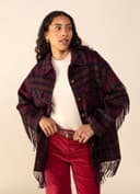 GABBY JACKET - BURGUNDY
