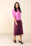 ALINA SKIRT - PLUM