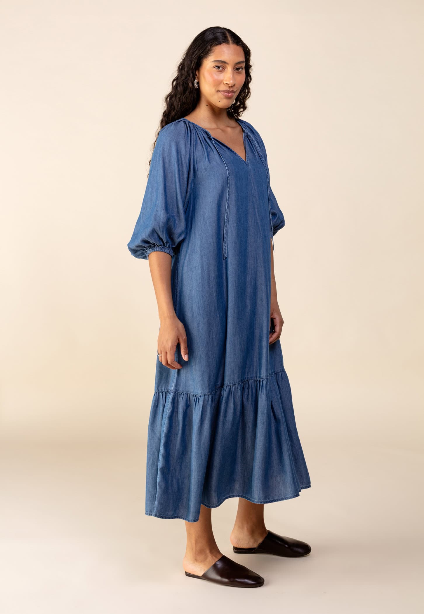 AVA Tencel-mekko - Sininen 4 - Indiska