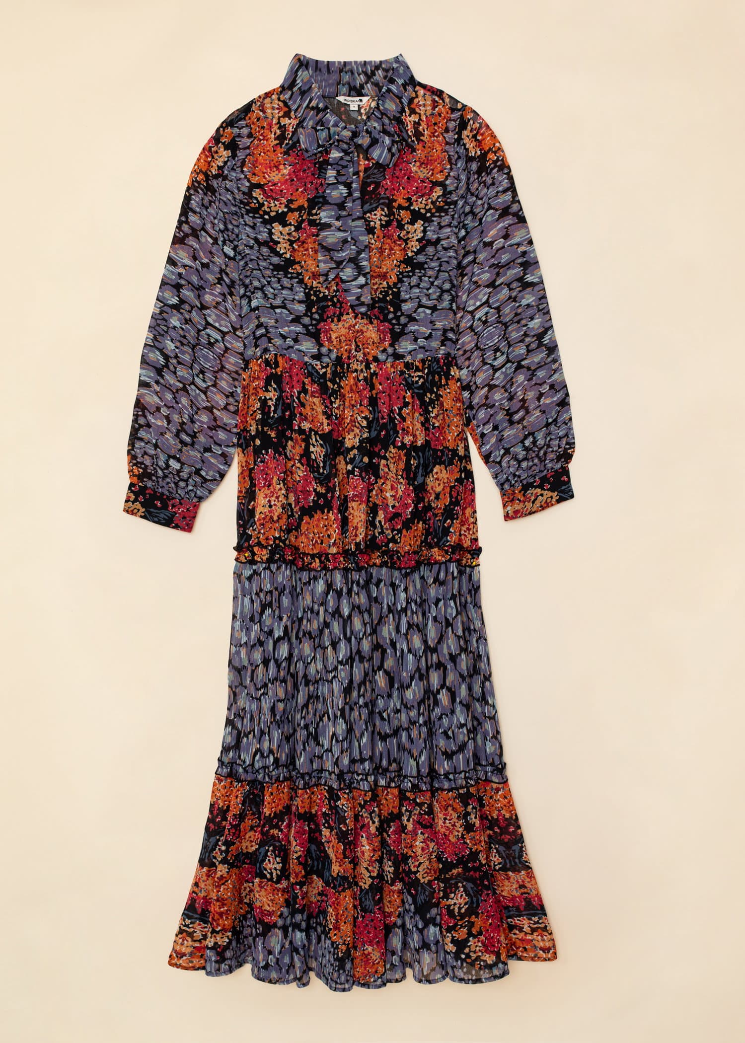 PEARL Kuviollinen maksimekko - Multi 5 - Indiska