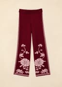 FLORA PANT - WINE