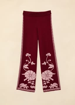 FLORA PANT - WINE