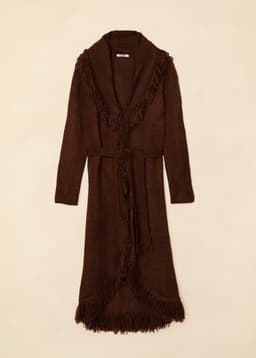 ELARA CARDIGAN - DKBROWN