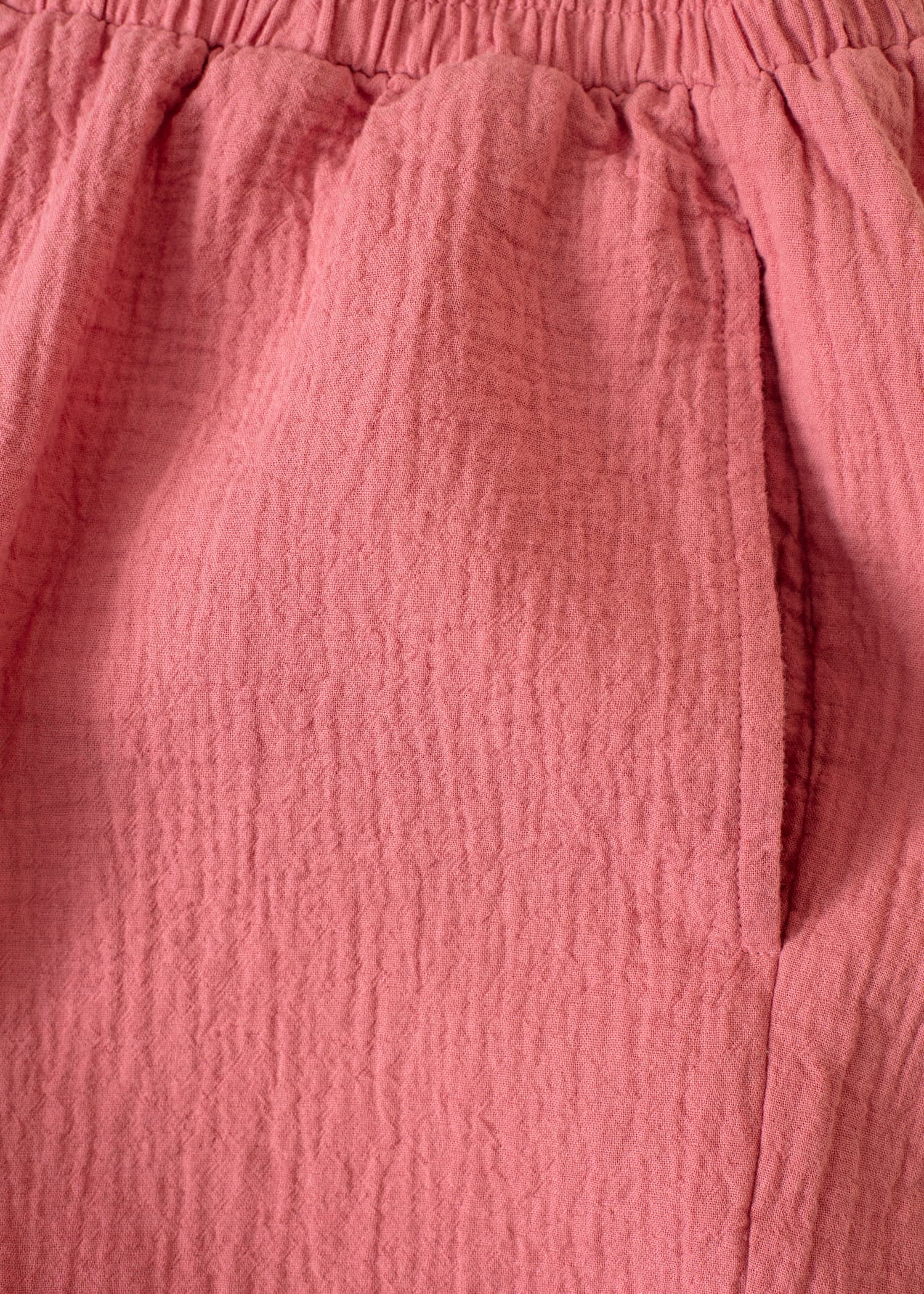 Hazel Puuvillaiset pyjamahousut - Vaaleanpunainen 2 - Indiska