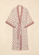 Mira Long Robe - PINK BUTTI