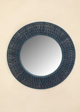 ROPE MIRROR - TEAL