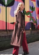 ANTONELLA COAT - DKBROWN