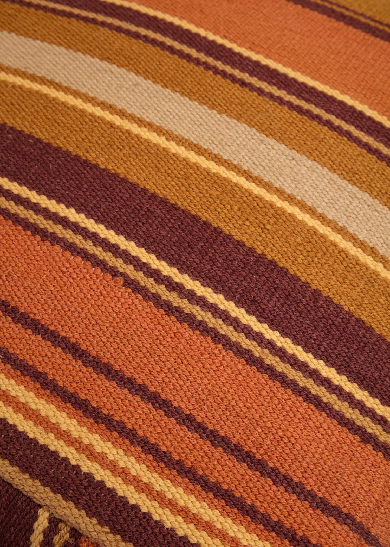 Kilim Dekorativ puff - Gul 2 - Indiska