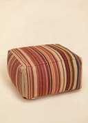 Kilim Square Pouf - RED
