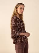 DOLLIE BLOUSE - BROWN