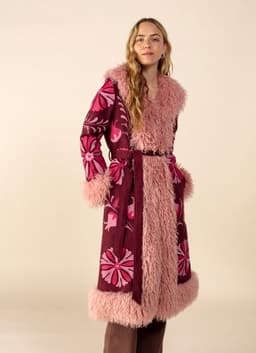 ESMERALDA COAT - BURGUNDY