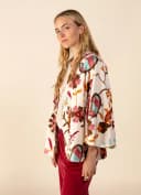 VIVI SHORT KIMONO - RED