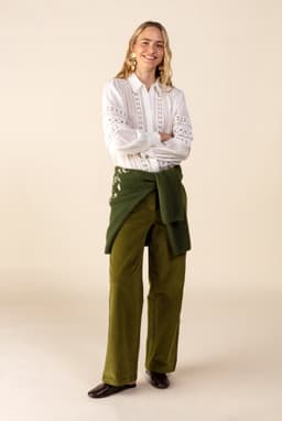 MANNY CORD PANT - GREEN