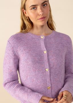 LOVELY CARDIGAN - LILAC