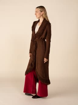 ELARA CARDIGAN - DKBROWN