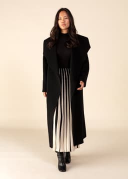 PHOEBE COAT - BLACK