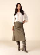 ALINA SKIRT - khaki