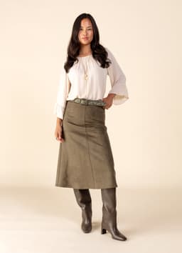 ALINA SKIRT - khaki