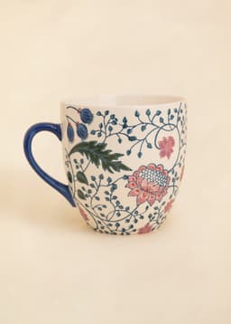 XL MUG - BLUE FLOWER