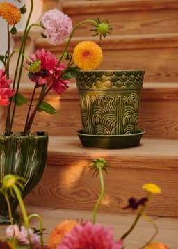 WAVE POT - GREEN