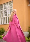 PHOEBE COAT - STRONG PINK