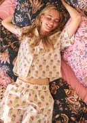 Flora Shorts - Floral Butti Pink