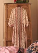 Mira Long Robe - PINK BUTTI