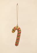 CANDY CANE ORNAMENT - GOLD