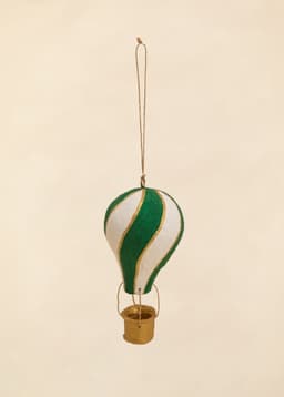 AIR BALLOON ORNAMENT - GREEN
