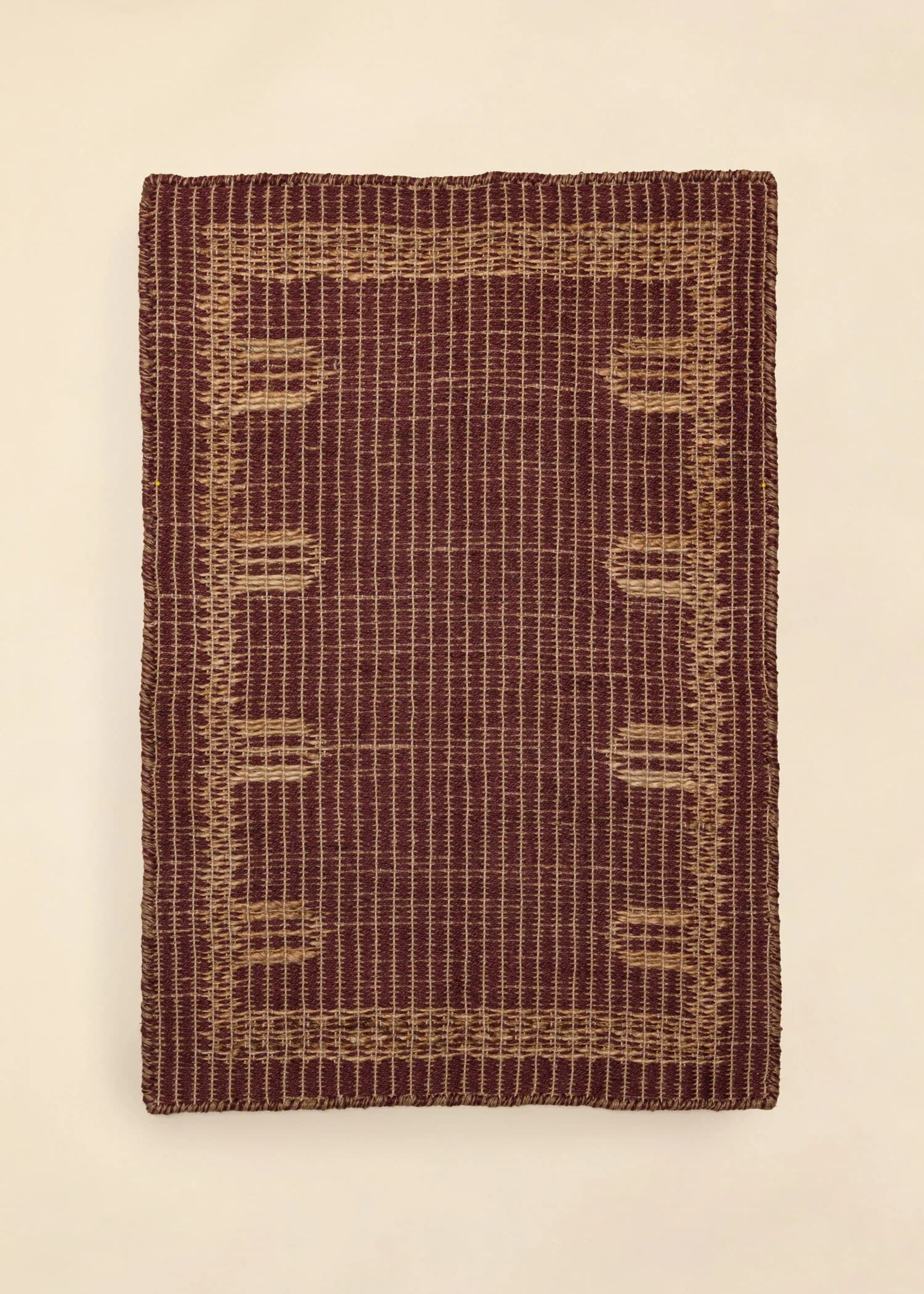 Jute Vendbart juteteppe 60x90 cm - Rød 1 - Indiska