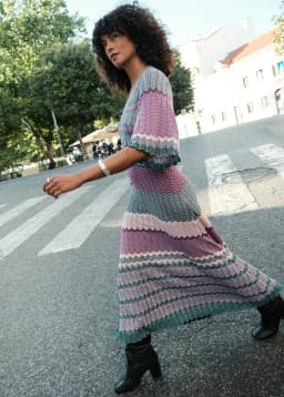 BIANCHETTA DRESS - MAUVE