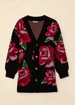 CHRISTY CARDIGAN  - BLACK