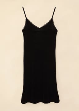 SINA LACE TUNIC - BLACK