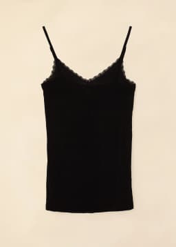SINA LACE TOP - BLACK
