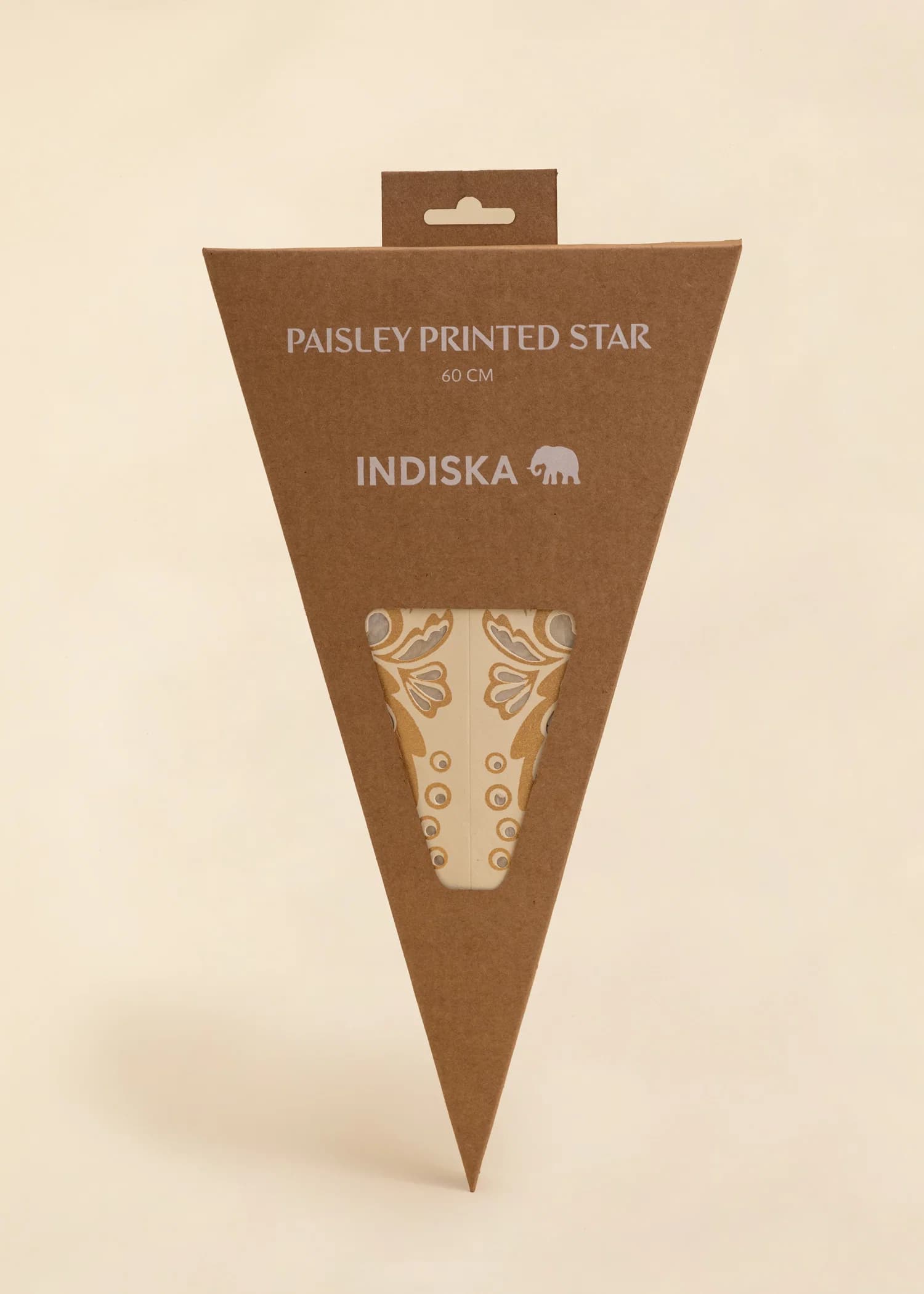 PAISLEY Käsintehty joulutähti 60 cm  - Valkoinen 2 - Indiska