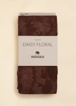 DAISY FLORAL TIGHTS - BROWN