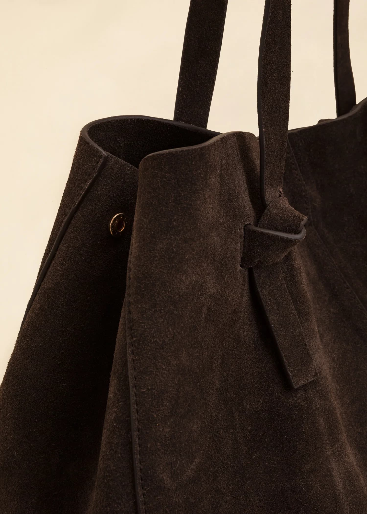Suzi Brun semsket tote-veske - Brun 2 - Indiska