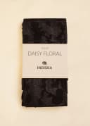 DAISY FLORAL TIGHTS - Black