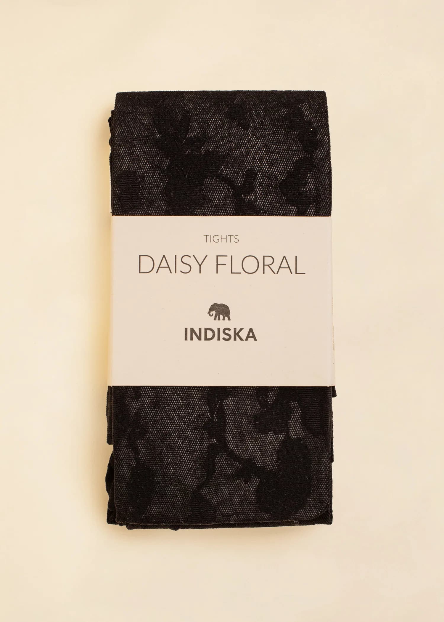 DAISY Pitsikuvioiset trikoot - Musta 1 - Indiska