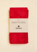 DAISY FLORAL TIGHTS - RED