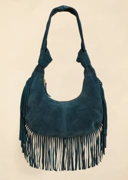 Fiona Suede Bag - TEAL