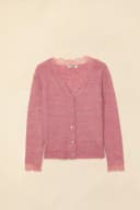 LARA LACE CARDIGAN - LTPINK