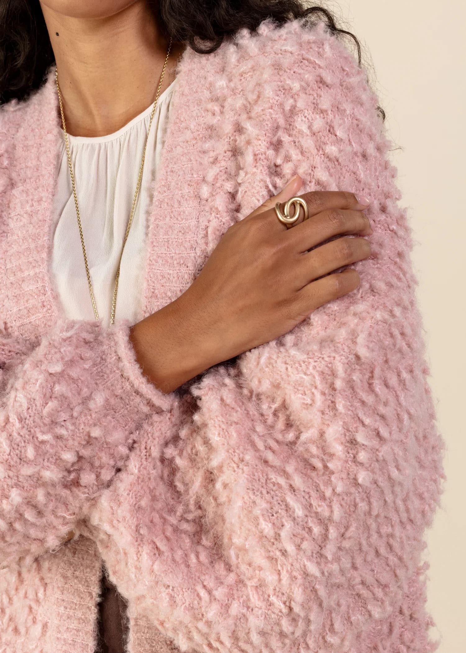 VANJA Cardigan - Rosa 2 - Indiska