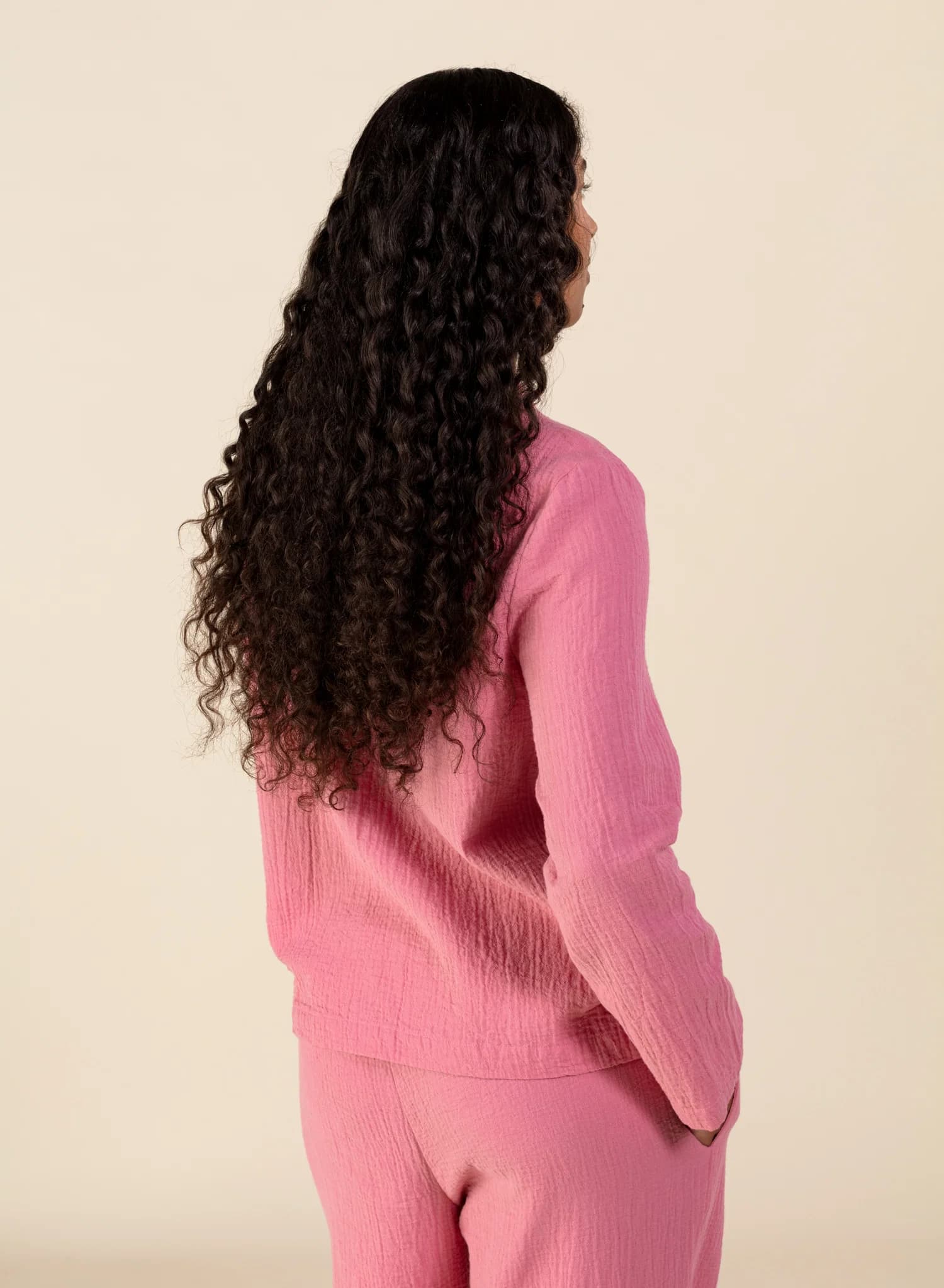 Hazel Pyjamasskjorte - Rosa 6 - Indiska