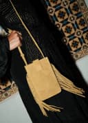 Mini Suede Bag - MUSTARD