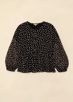 SAGA BLOUSE - Black