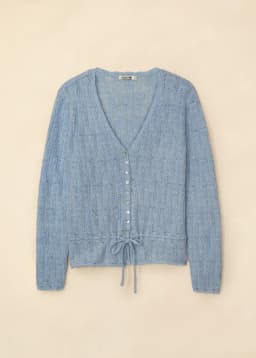 VIOLETTE CARDIGAN - LTBLUE